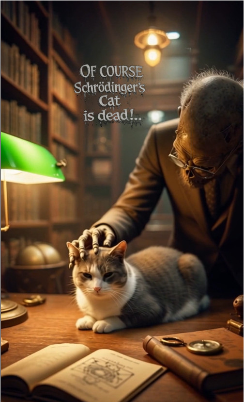 Bub Says comedy Facebook reel about science and philosophy